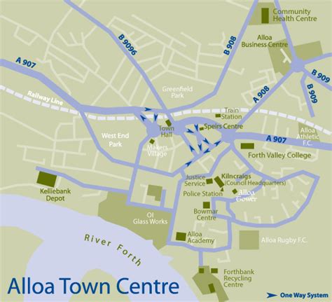 Map of Alloa