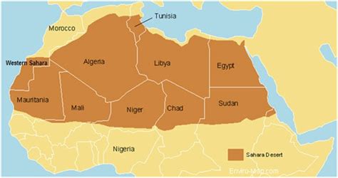 Trick to remember Countries Sahara Desert Covers | GK-Tricks.com