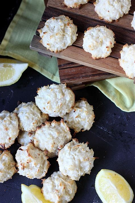 Lemon Coconut Macaroons: Recipe - Mind Over Batter