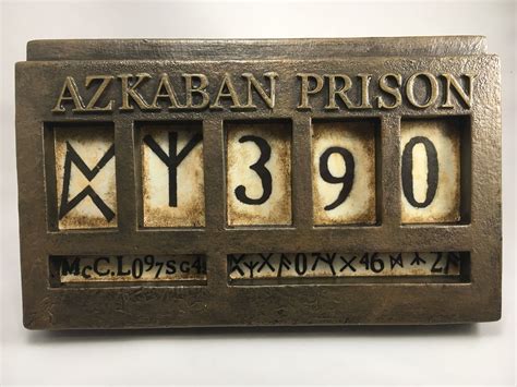 Azkaban prison sign made of EVA foam. 3D models version available in my Etsy shop. | Harry ...