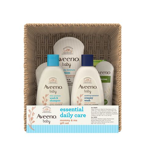 Aveeno Baby Essential Baby & Mommy Skincare Gift Set, 7 items - Walmart.com - Walmart.com