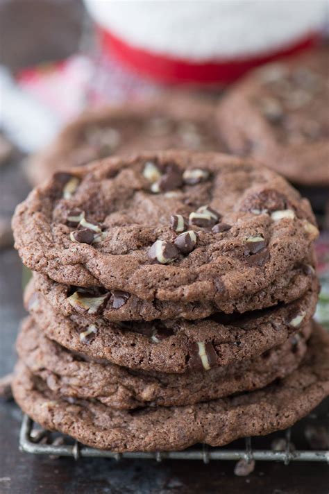 Peppermint Chocolate Cookies