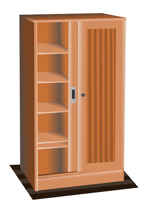Clipart - brown cupboard