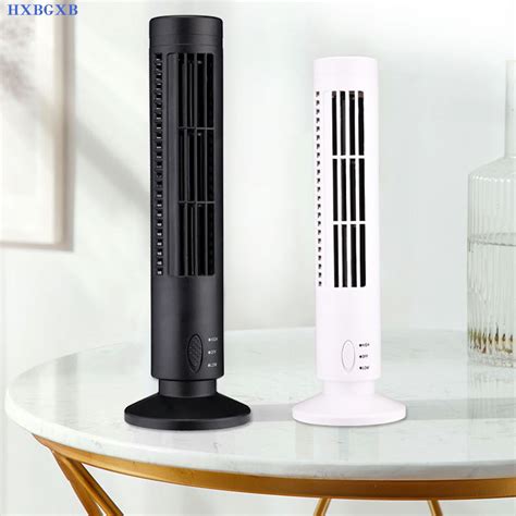 Electric Tower Fan Home Office Desktop Portable USB Powered Vertical ...