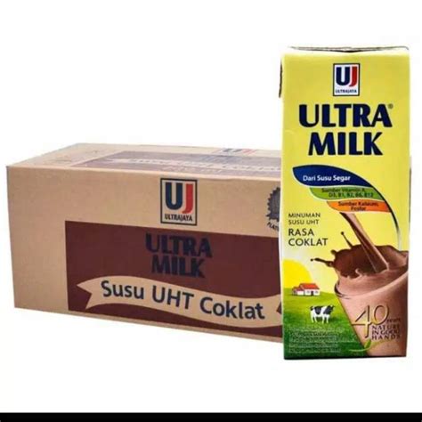 Jual Susu ultra milk 250 ml varian rasa per dus isi 24 pcs | Shopee ...