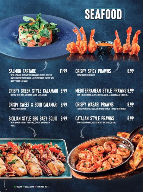 Seafood Images | Seafood menu, Food menu design, Seafood dinner