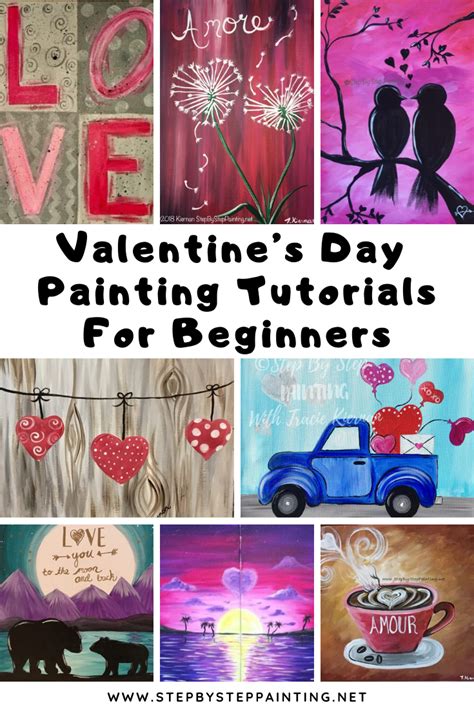 Canvas Painting Valentines Day Painting Ideas For Mom - bmp-get