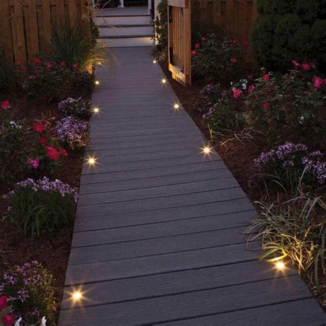 Plug-In Integrated LED Step Light | Step lighting, Led patio lights, Patio lighting