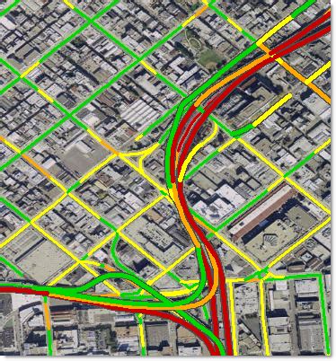 Visualizing traffic—ArcMap | Documentation