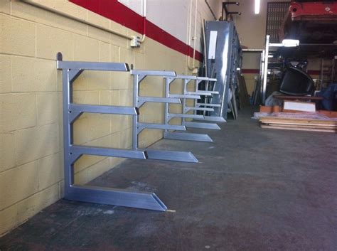 Storage Rack by JERAD121 -- Homemade storage rack for steel stock, constructed from square and ...