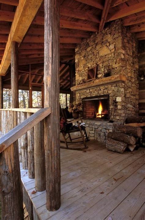 Building a log cabin fireplace - Dercp