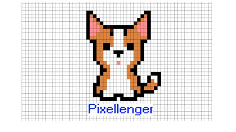 Welsh Corgi puppy Pixel Art | For Kids - Read, Play, Create!