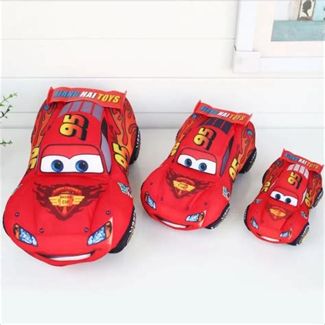 Disney Pixar Cars Kids Toys 17cm 25cm 35cm McQueen Plush Toys Cute ...