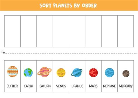 Planets Worksheet For Kids