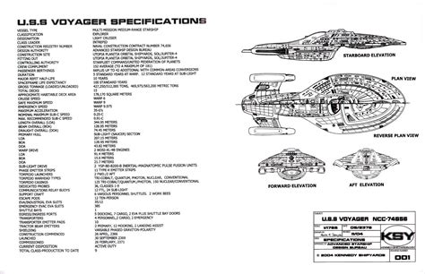 Star Trek Voyager Schematics