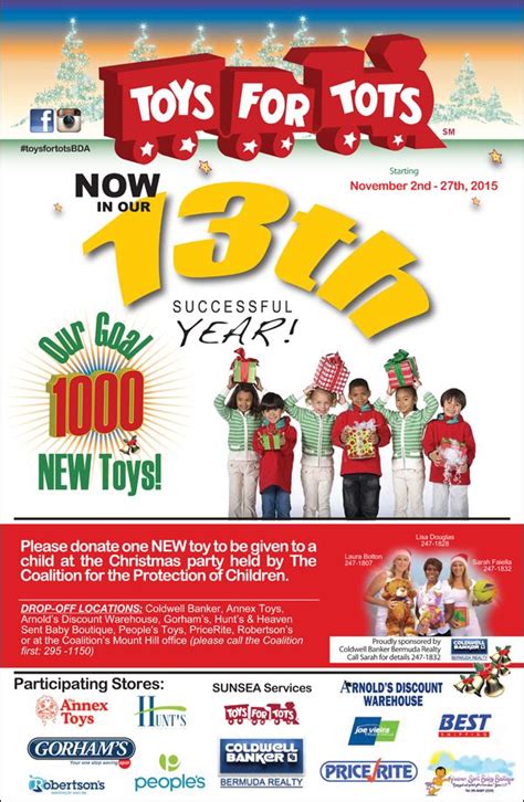 "Toys For Tots" Christmas Campaign Launches - Bernews