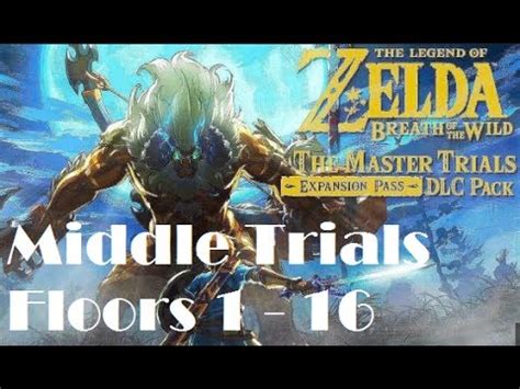 Zelda Botw DLC#1 | Master Sword Trials Middle Floors - YouTube