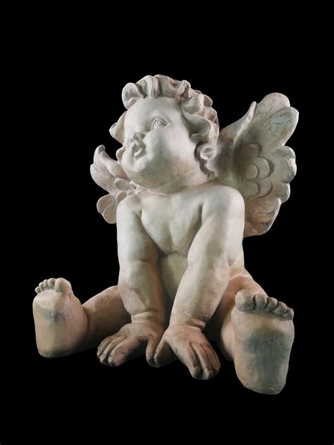 Xl sculpture of an Angel / Cherub | Etsy