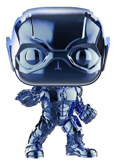 Funko POP! Heroes DC Justice League #208 The Flash (Blue Chrome) - New ...