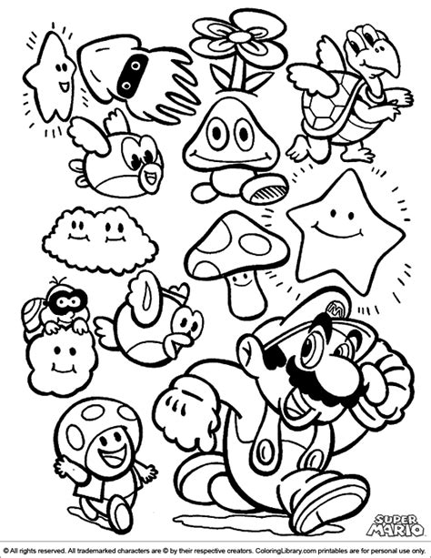 Mario Bros #112476 (Video Games) – Free Printable Coloring Pages