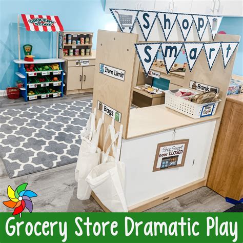 Grocery Store Dramatic Play Center - Play to Learn Preschool