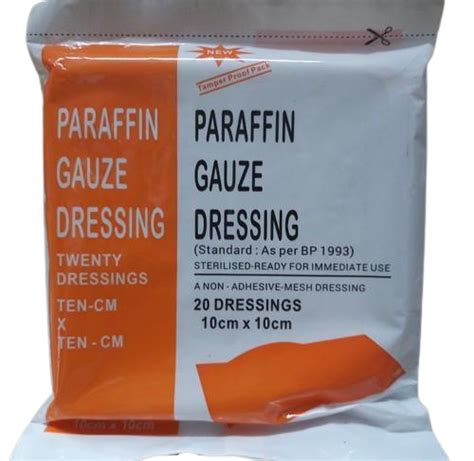 Paraffin Gauze Dressing 10cm x 10cm - Prem Medical