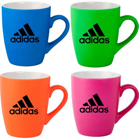 Imprinted Neon Soft Touch Ceramic Mugs (12 Oz.) | Coffee Mugs