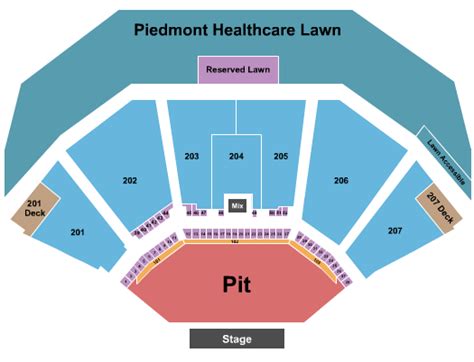 Cellairis Amphitheatre at Lakewood Tickets & Seating Chart