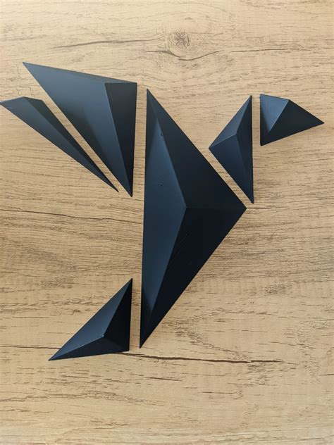 Origami Crane Geometric Wall Art por Sitsero | Descargar modelo STL ...