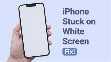 How to Fix iPhone Stuck on White Screen 2023 - YouTube