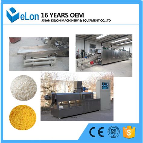 Twin Screw Extruder Nutrition Golden Rice Production Line - Nutrition ...