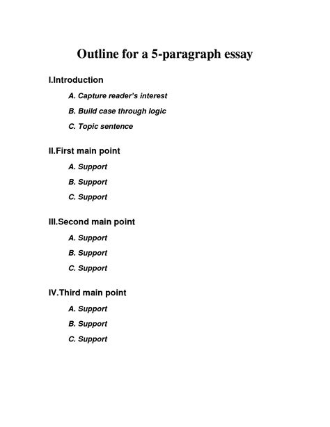 Gallery of 5 Paragraph Argumentative Essay Outline Image | Paragraph essay, Argumentative essay ...