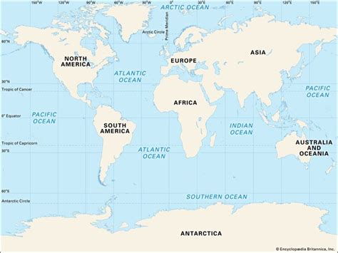 Just How Many Oceans Are There? | Ocean, Southern ocean, Tropic of ...