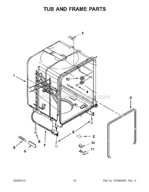 Whirlpool Portable Dishwasher | WDP350PAAW2 | eReplacementParts.com