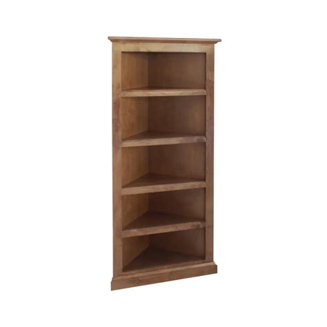 Adilynn 27'' W Corner Bookcase | Bookcase, Arts and crafts furniture ...