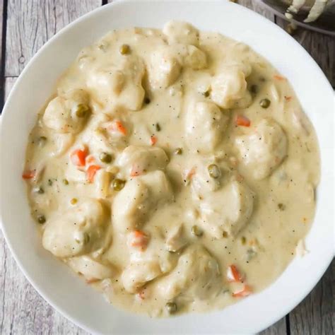 Easy Chicken and Dumplings with Biscuits - THIS IS NOT DIET FOOD