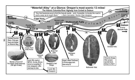 columbia river gorge waterfalls map - Google Search | Columbia river ...