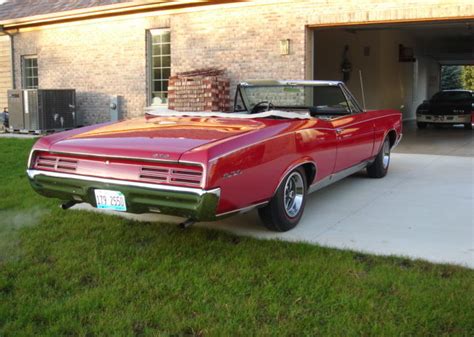 1967 Pontiac GTO Red Convertible | Frank's Classic Cars