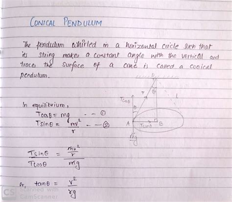 Conical Pendulum | Class Eleven Physics