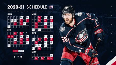 Columbus Blue Jackets Printable Schedule 2022 - Printable Schedule