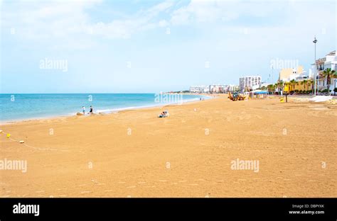 Beach in Rota,spain Stock Photo - Alamy