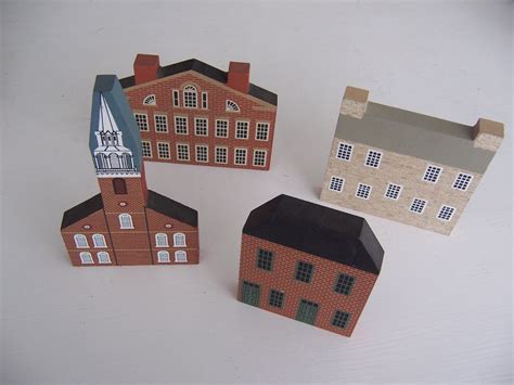 Village / the Cat's Meow Wooden Village - Etsy