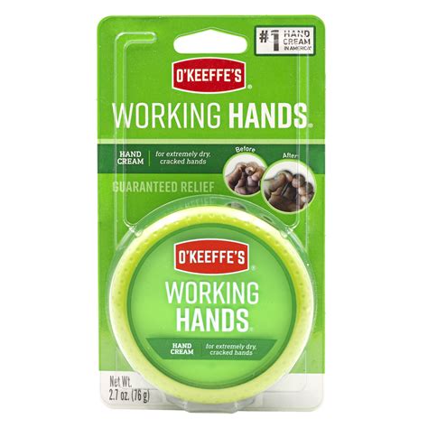 O'Keeffe's Working Hands Moisturizing Hand Cream, 2.7 oz Jar - Walmart.com