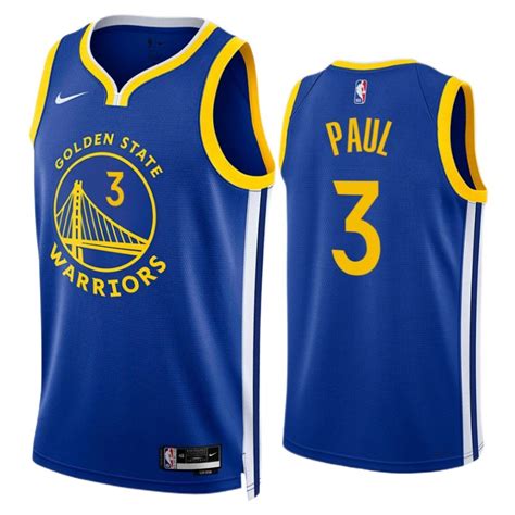 Men & Youth Chris Paul warriors icon jersey blue