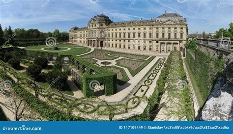 Residenz Wurzburg - Palace in Wurzburg - Unesco Monument - in Bavaria Stock Image - Image of ...