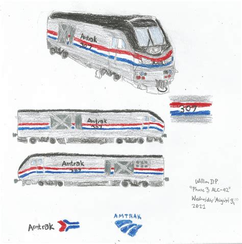 Amtrak ALC-42 Siemens Charger Drawings 1st Attempt by WillM3luvTrains ...