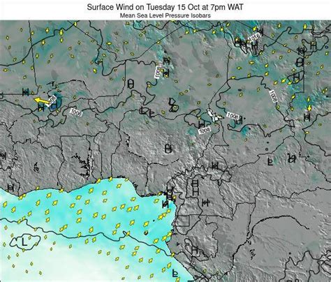 Niger Surface Wind on Monday 03 May at 7pm WAT