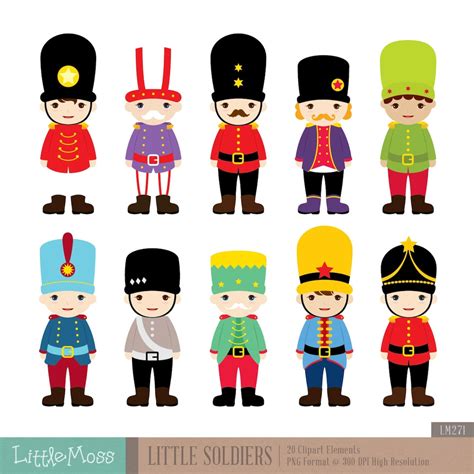 20 Little Soldiers Digital Clipart - Etsy