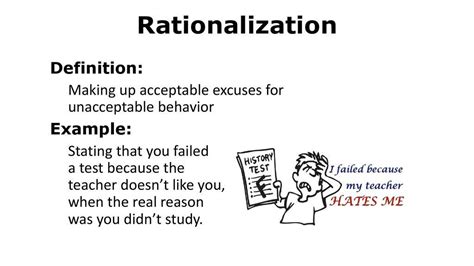 Rationalization Defense Mechanism: Examples, Uses, Benefits