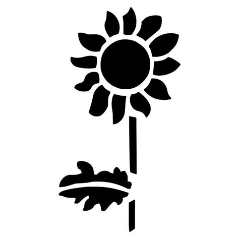 Free SVG Sunflower Stencil Svg 2123+ File for DIY T-shirt, Mug ...